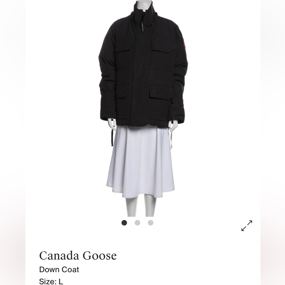 Canada Goose Black Down Coat